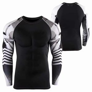 Rashguard personnalisé de qualité supérieure, vente en gros, pas cher, haute qualité, Rashguard BJJ et MMA, Rashguard Jiu Jitsu - Product Image 1