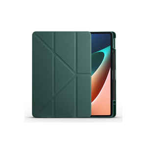 Étui intelligent pliable en trois parties Netzy de 11 pouces pour Xiaomi Mi Pad 5, or rose, housse de protection avec support et porte-stylet, matériau PC - Product Image 4