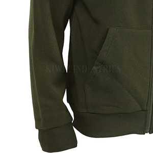 Premium Quality Street Wear Over Size Wholesale <b>Hoodie</b> Fashion Clothing Man Blank Zipper Hoodies - Product Image 3