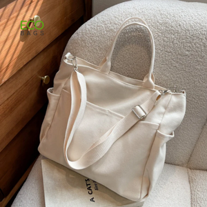 Bolso de lona Vintage de gran capacidad, fabricante vietnamita 2023, venta al por mayor, hecho en Vietnam - Product Image 4