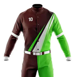 Proveedor de Uniformes de Béisbol Sublimados Personalizados en Pakistán, Diseño de Color Personalizado, 100% Poliéster, Transpirable, de Alta Calidad, para Equipos, Tallas Grandes - Product Image 4
