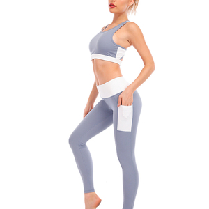 Conjuntos Deportivos Transpirables de Dos Piezas para Mujer, Ropa Deportiva, Ropa Atlética para Gimnasio, Diseño Color Block - Product Image 3