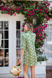 Robe de soirée brodée au genou de haute couture trois quarts personnaliser la conception - Product Image 2