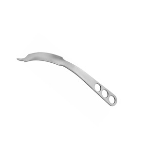 HOHMANN MIOS Écarteur osseux à levier pour hanches, pointe incurvée, largeur de la mâchoire 3,7 mm, largeur de la lame 22 mm, instrument de chirurgie osseuse - Product Image 2