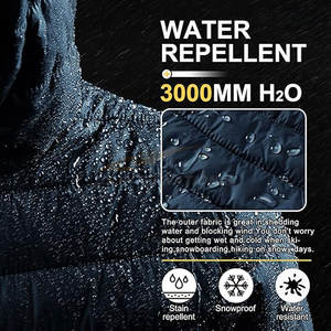 Chaquetas acolchadas ligeras con capucha para hombre de fabricante OEM abrigo hinchado resistente al agua cálido diseño personalizado Serigrafía - Product Image 5