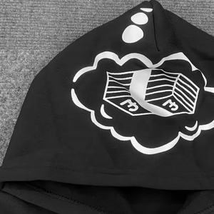 เสื้อฮู้ดพิมพ์ลายพัฟคุณภาพระดับพรีเมี่ยมมาใหม่สวมใส่สบายสำหรับฤดูหนาวผ้าคอตตอนปัก3D ผ้าคอตตอนผสม - Product Image 4