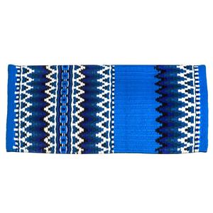 Almohadilla de lana ecológica hecha a mano con diseño neozelandés y forro polar para caballos de exhibición western, color y tamaño personalizables - Product Image 6