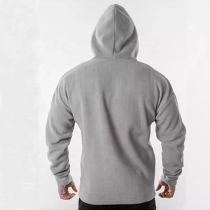 Custom Logo French Terry Fleece Sports Heavyweight <b>Pullover</b> 100% Cotton Oversized <b>Men</b> Hoodie - Product Image 2