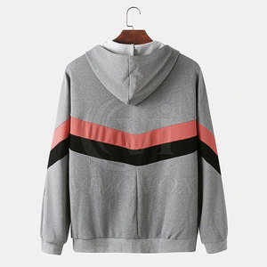 Sudaderas con cremallera de alta calidad para hombre, sudaderas con cremallera de poliéster y algodón, sudaderas con cremallera de moda superior MOQ bajo - Product Image 2