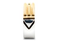 Bande Anneau Hommes Énergie Spirituelle Anneau Anillo Atlante Atlantis Anneau Haute Qualité En Gros 925 Italien Argent CHRISTIAN CLASSIC