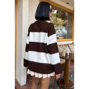 เสื้อสเวตเตอร์ขนฟูลายทางลำลอง 1373 สำหรับฤดูหนาว - Product Image 6