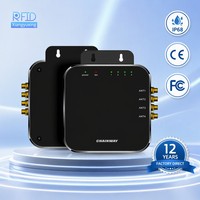 Impinj R2000 4 puertos ISO 18000-6C Módulo lector fijo Precio de fábrica Largo alcance 33dBm UHF RFID 860-960MHz Frecuencia RS232 TTL