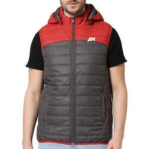 Nouvelle arrivée de haute qualité gilet bouffant sans manches pour hommes veste longue d'hiver bouffante personnalisée en gros - Product Image 1