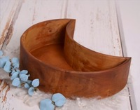 Marco de Madera con Forma de Corazón para Fotografía de Recién Nacidos, Estilo Rústico, Accesorios de Estudio para Dormitorio y Hospital, Precio al por Mayor