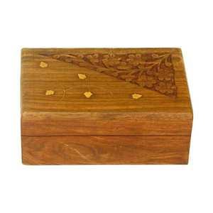 Caja de almacenamiento de madera hecha a mano de la mejor calidad para joyería ecológica a buen precio de proveedor indio - Product Image 1