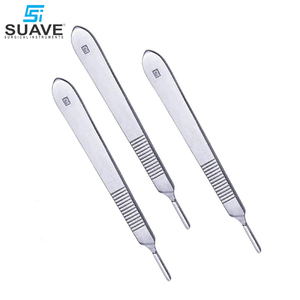 SUAVE SURGICAL INSTRUMENTS Impression de Logo Personnalisé Faire Propre Meilleur Fournisseur Poignée de Scalpel Chirurgical en Acier Inoxydable - Product Image 6