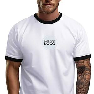 T-shirts unisexes écologiques en coton peigné 65/35, coupe ajustée, avec logo personnalisé - Product Image 2