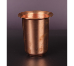 Design de luxe en cuivre court Bar en métal et verre à vin Verre à liqueur 100% pur cuivre martelé par Oretrove - Product Image 6