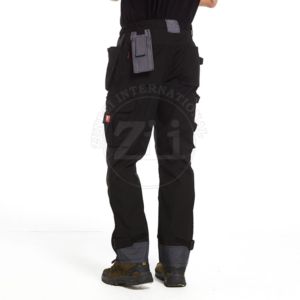 Pantalones de Trabajo de Seguridad Reflectantes de Alta Visibilidad con LED Intermitente, 100% Algodón, Antiestáticos, Impermeables, ANSI Clase 1, EN ISO 20471 Clase 2, para Hombre - Product Image 4
