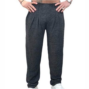 Pantalon de gym en polaire teint uni grande taille pour hommes vente en gros de haute qualité impression personnalisée logo - Product Image 1