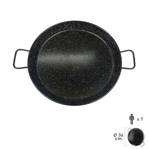 Paellera Valenciana Smaltata per 7 persone/ 36 cm - Product Image 1