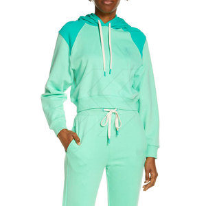 Top corto de lana con estilo de alta calidad para mujer, precio al por mayor, nuevo diseño, Top corto transpirable, sudaderas con capucha - Product Image 2