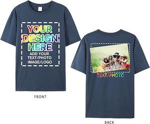 Custom T Shirts Your Own Brand Heavy Cotton T Shirt High Quality Unisex Regular Blank Printed Logo 230 Gsm <b>Tshirt</b> - Product Image 4