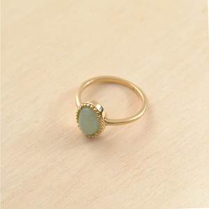 Fraise verte ovale coupe lunette réglage 925 argent Sterling fait à la main bague à la mode femmes filles fêtes de mariage cadeaux d'anniversaire - Product Image 2