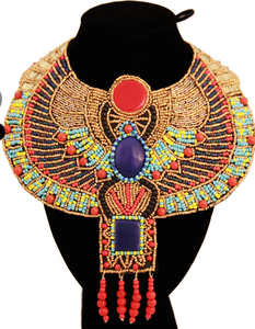 Collar de Estilo Bohemio Hecho a Mano con Cuentas de Vidrio para Fiesta de Bodas Vintage Africana - Product Image 6