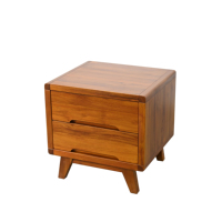 Table d'appoint en teck de style nordique moderne pieds coniques Tables basses en bois Influence chinoise Maison Hôtel Utilisation Meubles de salon