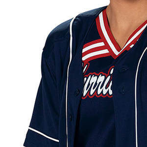 ชุดเชียร์ลีดเดอร์เสื้อเบสบอลมาใหม่ชุดยูนิฟอร์มเชียร์ลีดเดอร์ระดับพรีเมียมผลิตจากโพลีเอสเตอร์สแปนเด็กซ์ - Product Image 3