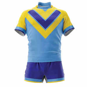 Maillot de Super Rugby Personnalisé OEM 2025 Respirant Unisexe Adulte Uniforme pour Rugby Football Américain Maillot de Personnalisation - Product Image 2