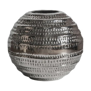 Florero de aluminio chapado en oro de diseño moderno Decoración de jardín para el hogar personalizable con logotipo de tendencia Venta de la industria - Product Image 6