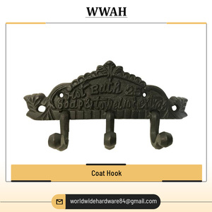 Best Quality Latest Arrival <b>Black</b> Brass Wall <b>Hook</b> Stylish Design Bulk Supply Key, Bag <b>Hook</b>, <b>Coat</b> <b>Hook</b> From Indian Supplier - Product Image 6