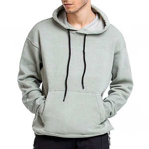 Sudadera con capucha personalizada al por mayor para hombre, sudadera informal cálida de manga larga, Jersey deportivo, Tops, sudadera con capucha de mezcla de algodón para hombre - Product Image 2