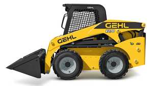 Chargeuse sur pneus à levage vertical Gehl, capacité nominale de 1225 kg, chargeuse sur pneus, moteur diesel de 72 ch, pompe de construction à grande portée - Product Image 2