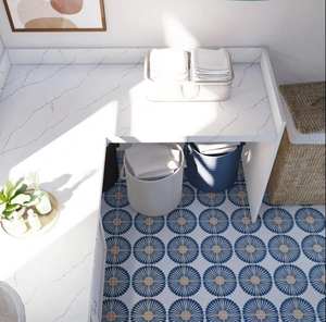 Décoration de sol de mur intérieur émaillé en porcelaine de style classique résistant à l'acide isolé à la chaleur 800x800mm cuisine salon - Product Image 5