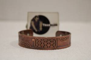 <b>Viking</b> Copper Cuff <b>Bracelet</b> Stylish Indian Metal Crafts Megnetic Man's Copper Cuff <b>Bracelet</b> Artificial Jewelry From Tradnary - Product Image 4