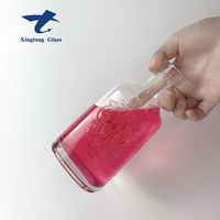 Bouteilles en verre vides classiques de qualité supérieure, populaires, personnalisables, pour vodka, whisky, tequila, 500 ml, 700 ml