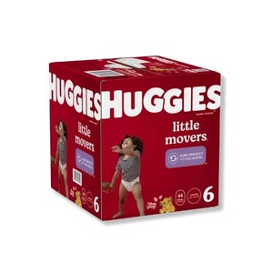 ผ้าอ้อมไซส์ 4 ใส่สบาย ระบายอากาศได้ดี และ Huggies Little Movers ออกแบบมาสำหรับเด็กทารกที่กำลังคลานและหัดเดิน - Product Image 2