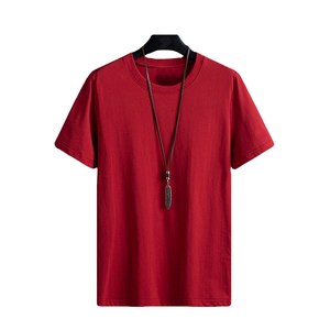 T-shirts pour hommes de meilleure qualité Meilleure vente Respirant Séchage rapide Polyester/Coton Coupe régulière Couleur unie - Product Image 2