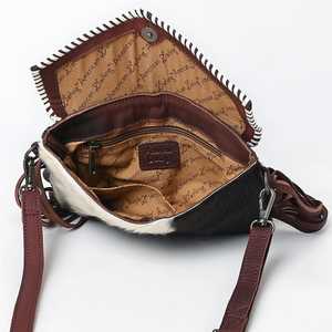 Bolso cruzado occidental de piel recién llegado, bolso de hombro con correa mecanizada a mano, bolso de estilo vaquera, fabricante - Product Image 6