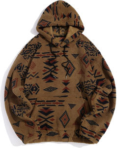 เสื้อฮู้ดผ้าฝ้าย100% สั่งทำลายสีทึบปกคอเสื้อเสื้อผ้าดิบปักลาย3D สไตล์ฤดูร้อนแบบลำลอง - Product Image 1