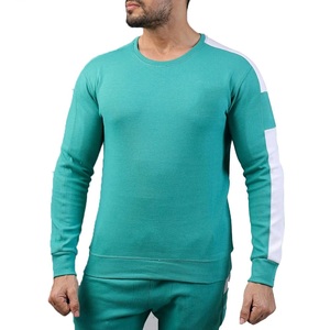 Chándal de algodón 100% transpirable de diseño personalizado para hombre, chándal de invierno de calidad con estampado sólido, conjuntos de chándal al por mayor - Product Image 3