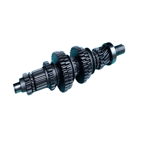 Eje de engranaje de fundición forjado de alta calidad con engranaje recto no estándar para sistemas de transmisión industrial y conjuntos de motores - Product Image 1