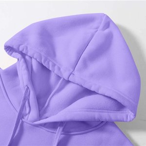 Chándal de lana de 2 piezas para hombre, sudaderas con capucha gruesas y pantalones, ropa deportiva cálida, ropa de tendencia Hip Hop, invierno y otoño - Product Image 5