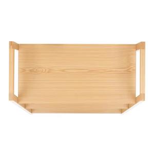 OEM Étagères de rangement en bois massif à 3 niveaux de couleur naturelle Caoutchouc durable Salon Chambre à coucher Cuisine Pot à épices Chaussures Stockage de livres - Product Image 4