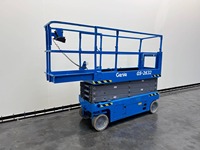 Plataforma Elevadora de Tijera/Articulada Genie GS2632 E-Drive Reacondicionada, Probada Operacionalmente, Elevador de Construcción para Trabajos Aéreos en Altura