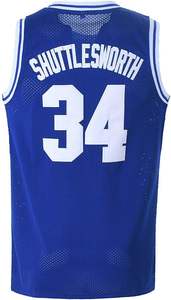 Maillot de basket-ball Shuttlesworth personnalisé à séchage rapide 34 maillot imprimé du lycée Lincoln grande taille fabriqué au Pakistan - Product Image 2