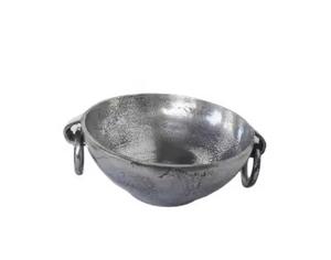 Modern Metal Silver Hammered Dry Fruit <b>Bowl</b> <b>with</b> <b>Lid</b> & Spoon <b>Bowls</b> fruits and vegetables <b>serving</b> <b>bowls</b> in wholesale - Product Image 4